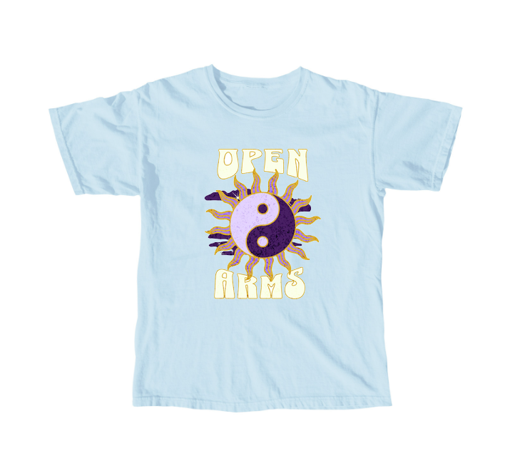 Open Arms Ying & Yang Tee